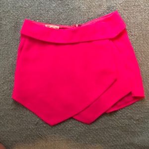 Hot pink envelope skort